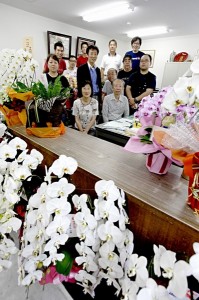 【蔵の移転:回想6】事務所はお祝いの花、いっぱいの画像