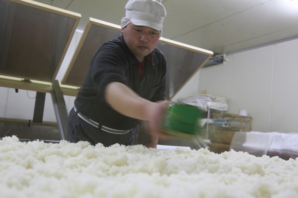よりよい食酢を造るために始まった清酒の造り。弊社の日本酒は全国の地酒専門店様にご贔屓いただいております。